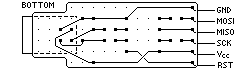 Wiring diagram, bottom view