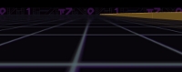 Screen shot, dark floor, blurry grid lines