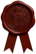 Wax seal of the satchel